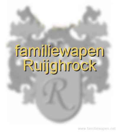 familiewapen Ruijghrock