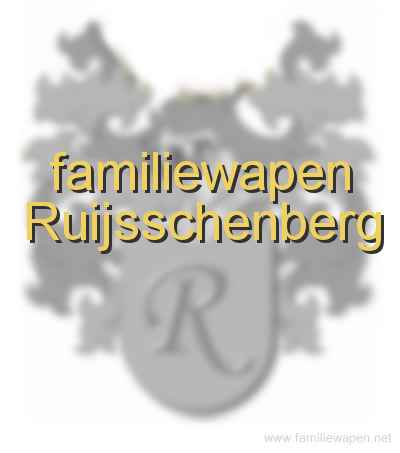 familiewapen Ruijsschenberg