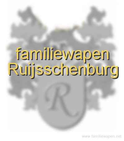 familiewapen Ruijsschenburg