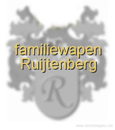 familiewapen Ruijtenberg