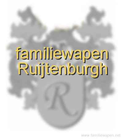 familiewapen Ruijtenburgh