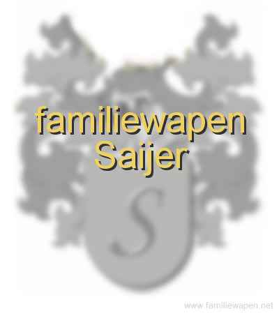 familiewapen Saijer