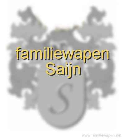 familiewapen Saijn