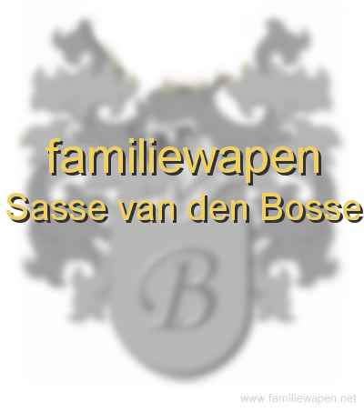 familiewapen Sasse van den Bosse