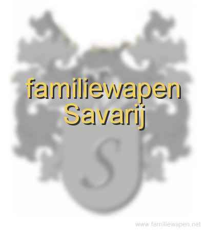 familiewapen Savarij