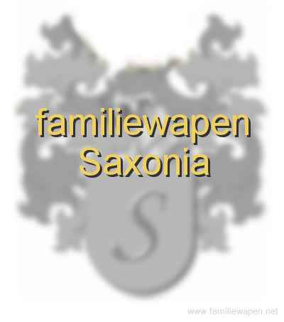 familiewapen Saxonia