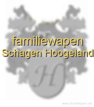 familiewapen Schagen Hoogeland