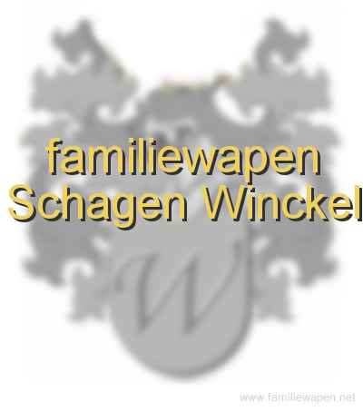 familiewapen Schagen Winckel