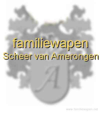 familiewapen Scheer van Amerongen