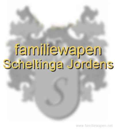 familiewapen Scheltinga Jordens