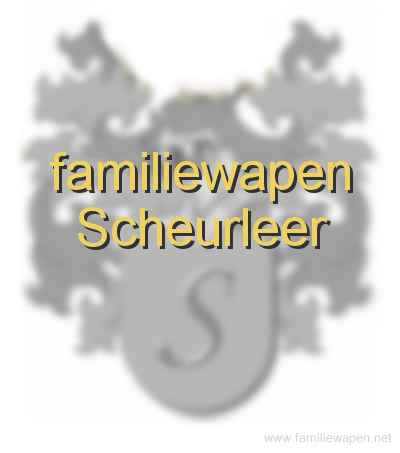 familiewapen Scheurleer