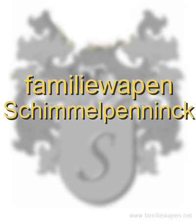 familiewapen Schimmelpenninck