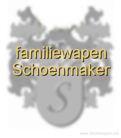 familiewapen Schoenmaker