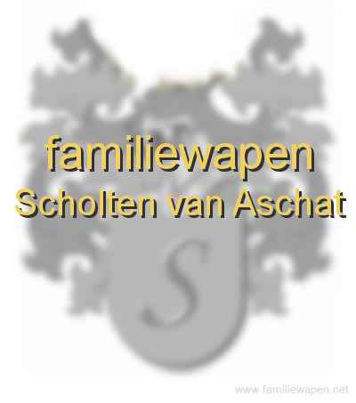 familiewapen Scholten van Aschat