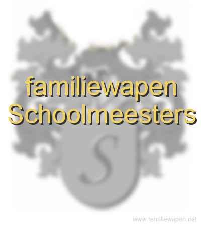 familiewapen Schoolmeesters