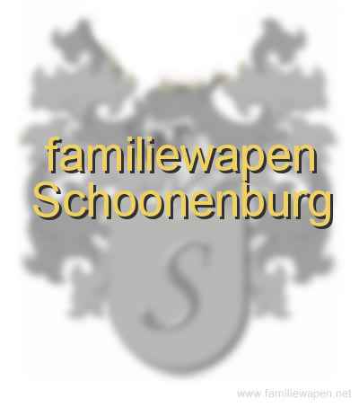 familiewapen Schoonenburg