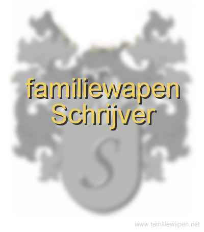 familiewapen Schrijver