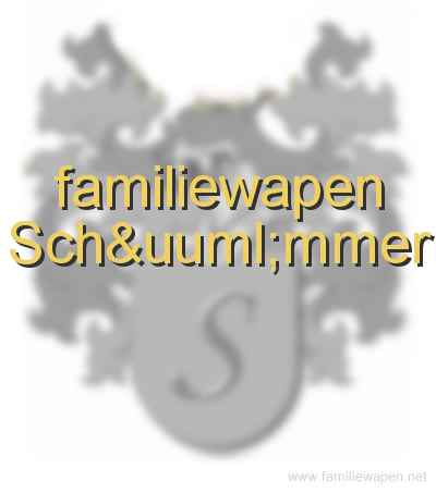 familiewapen Schümmer