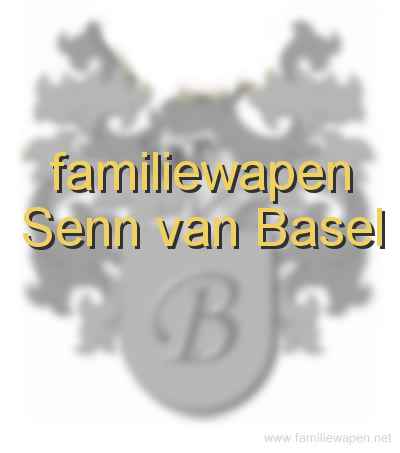 familiewapen Senn van Basel