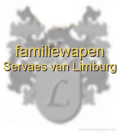 familiewapen Servaes van Limburg