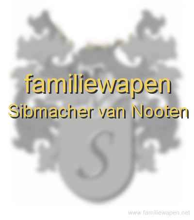 familiewapen Sibmacher van Nooten