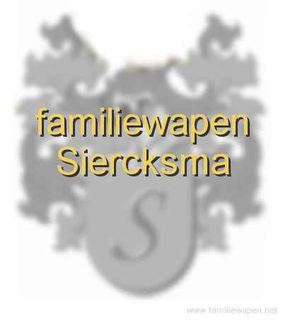 familiewapen Siercksma