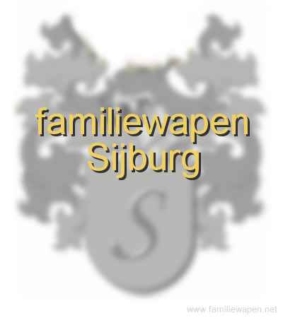 familiewapen Sijburg