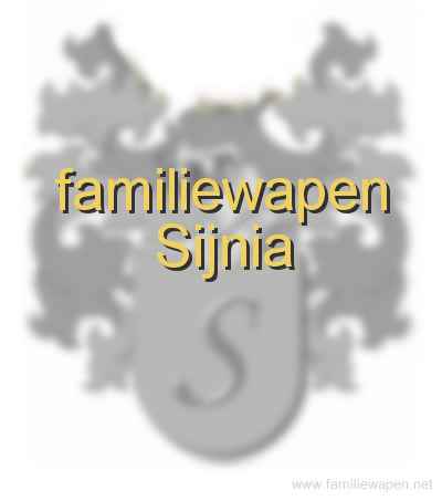 familiewapen Sijnia