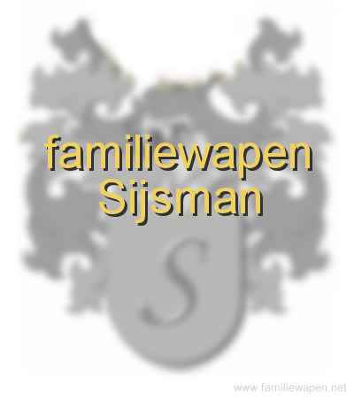 familiewapen Sijsman