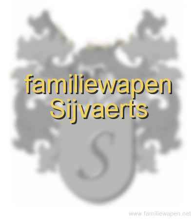 familiewapen Sijvaerts