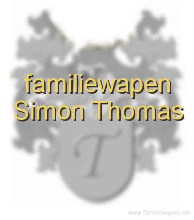 familiewapen Simon Thomas