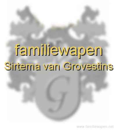 familiewapen Sirtema van Grovestins