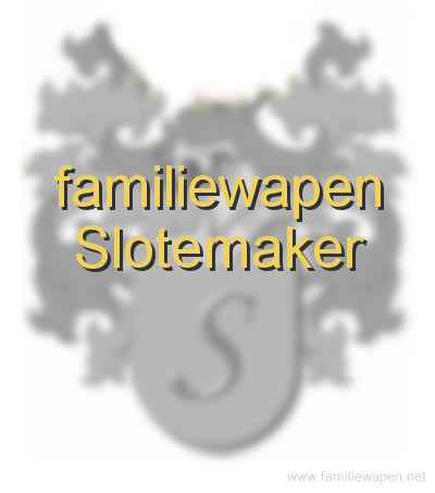 familiewapen Slotemaker