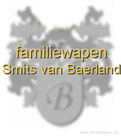 familiewapen Smits van Baerland