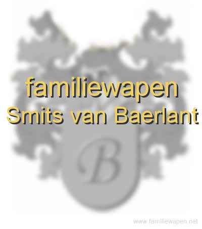 familiewapen Smits van Baerlant