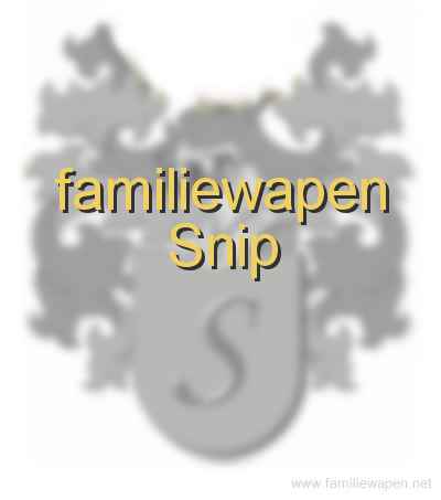 familiewapen Snip