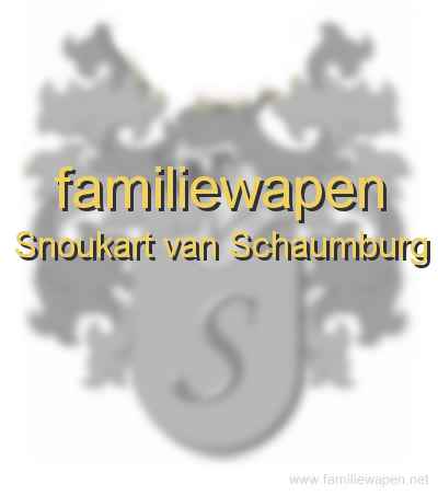 familiewapen Snoukart van Schaumburg