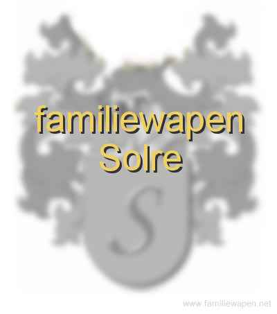 familiewapen Solre