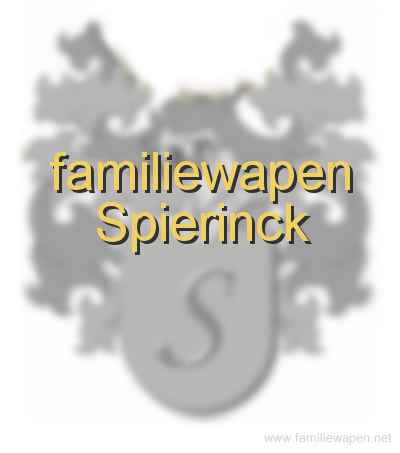 familiewapen Spierinck