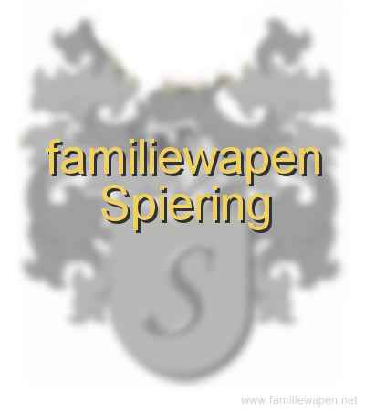 familiewapen Spiering