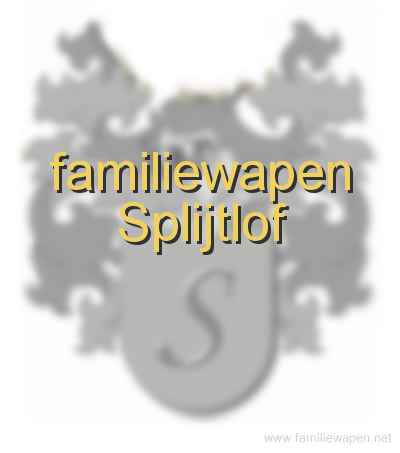 familiewapen Splijtlof