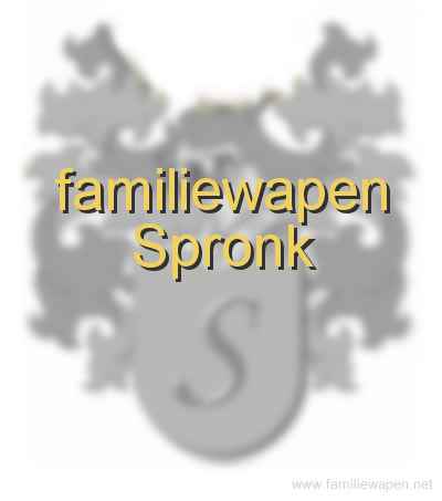 familiewapen Spronk