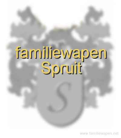 familiewapen Spruit