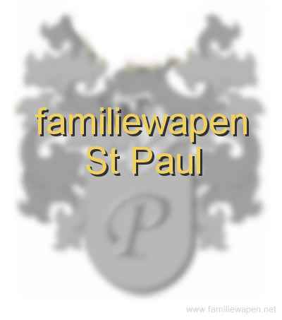 familiewapen St Paul