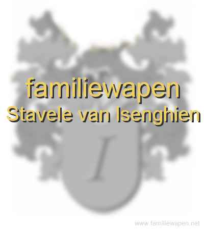 familiewapen Stavele van Isenghien