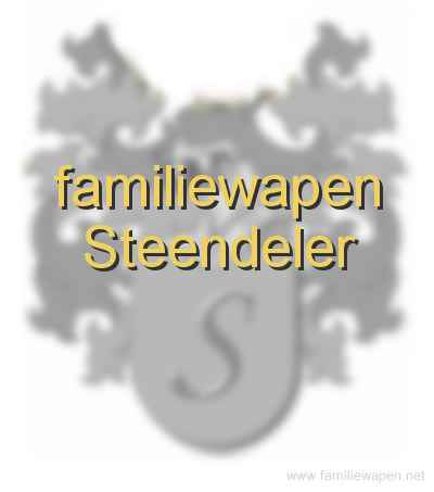 familiewapen Steendeler