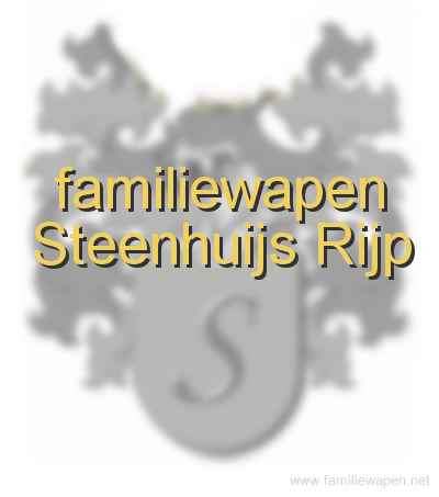 familiewapen Steenhuijs Rijp