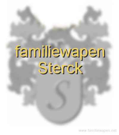 familiewapen Sterck