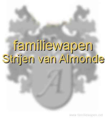 familiewapen Strijen van Almonde