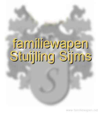 familiewapen Stuijling Sijms